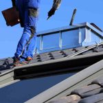 Flat roof installation using EPDM rubber roofing in Dundee